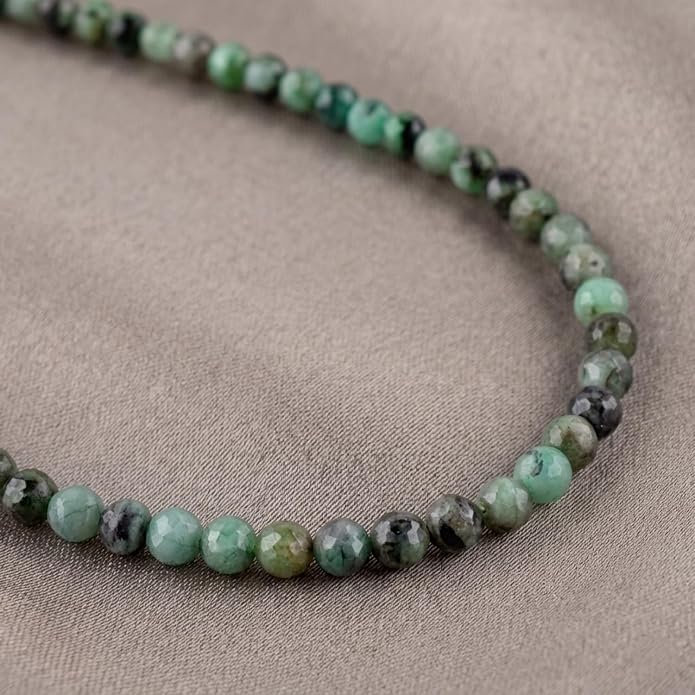 Natural Gemstone Dainty Pendant Necklace for Women Handmade Crystal Jewelry 925 Sterling Silver 18 Inch Chain Healing Chakra Christmas Birthday Gift for Her