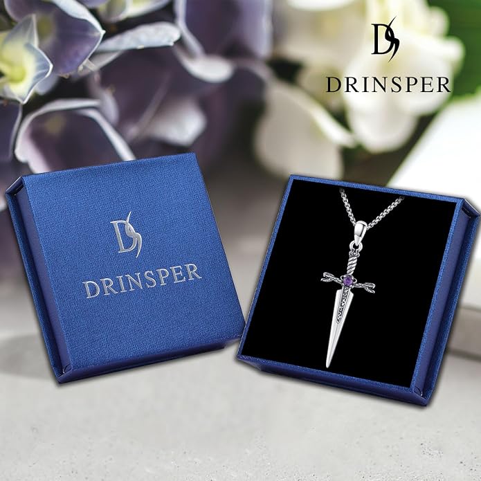 Thors Hammer Necklace - Viking Mjolnir Necklace Nordic Vegvisir Valknut Symbol Pendant 925 Sterling Silver Norwegian Amulet Jewelry Gift for Men Women