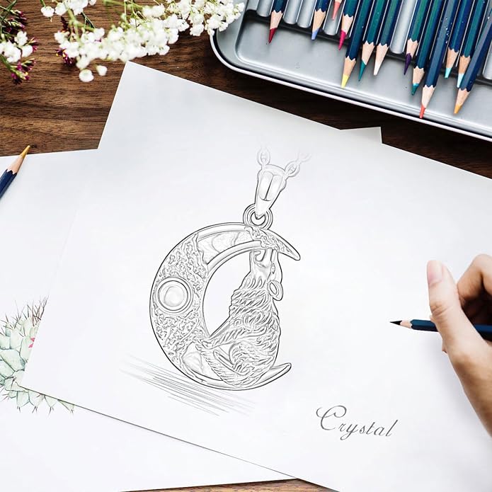 Vito 925 Sterling Silver Viking Necklace for Women Men, Viking Dragon/Wolf/Horse/Tree of Life Pendant Norse Amulet Nordic Jewelry for Men