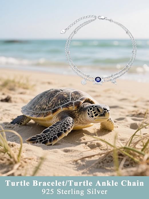 Dorunmo 925 Sterling Silver Anklet Bracelet Mother’s Day Birthday Jewelry Gifts for Women Wife Girlfriend Mom Her