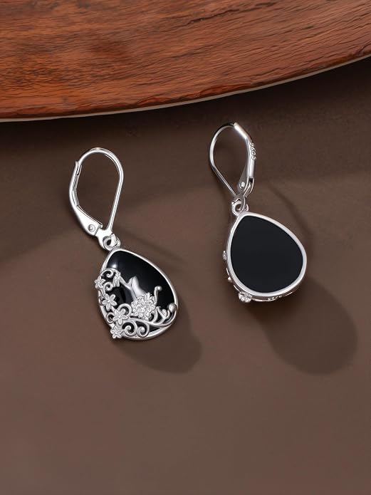 Dorunmo 925 Sterling Silver Western Dangle Earrings for Women Bohemian Earrings Hypoallergenic Christmas Jewelry Gifts for Women