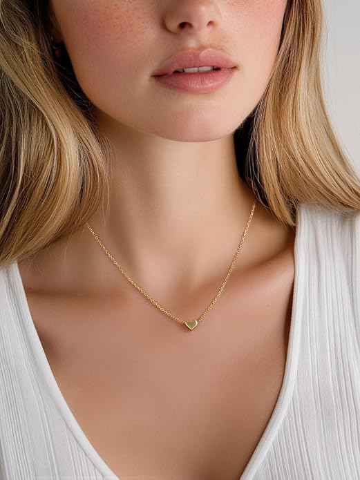 ChicSilver 925 Sterling Silver Cross/Heart/Butterfly/Star/Moon Necklace for Women, Hypoallergenic Dainty Small Silver Pendant Necklaces (with Gift Box)
