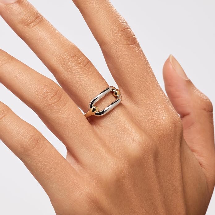 Ana Luisa Gold Rings for Women - 14K Gold Plated Rings for Women Non Tarnish - Trendy Stacking Ring for Daily Wear - Twisted, Heart, Eternity Ring Styles - Hypoallergenic & Water-Resistant Jewelry