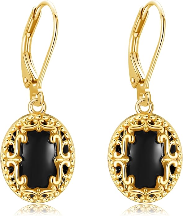 Abalone Shell/Onyx Filigree Mushroom Dangle Earrings Sterling Boho Western Jewelry Gift for Women