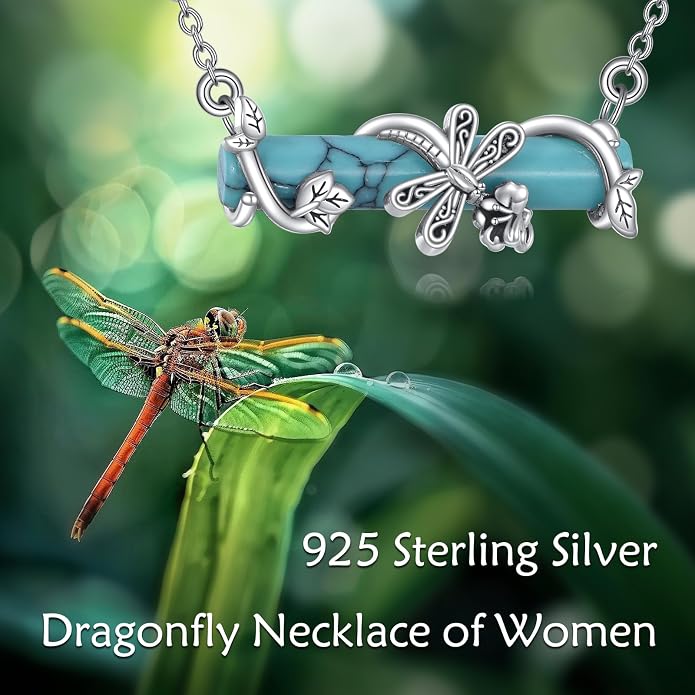 Turquoise Western Necklace Sterling Silver Moon Kokopelli/Cow Skull/Zia Sun/Mountains Pendant Necklace Turquoise Jewelry for Women Hikers Campers