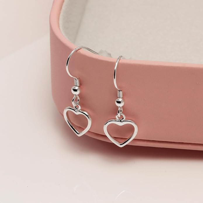 Charmsy 925 Sterling Silver Light-Weight Antique Filigree Teardrop Drop Earrings for Women