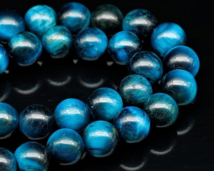 Natural Gemstone Beaded Choker Necklace | 8mm Handmade Adjustable Jewelry for Men & Women | Chakra Balancing Crystal Necklace | Spiritual Gift | Macrame Cord with Extender