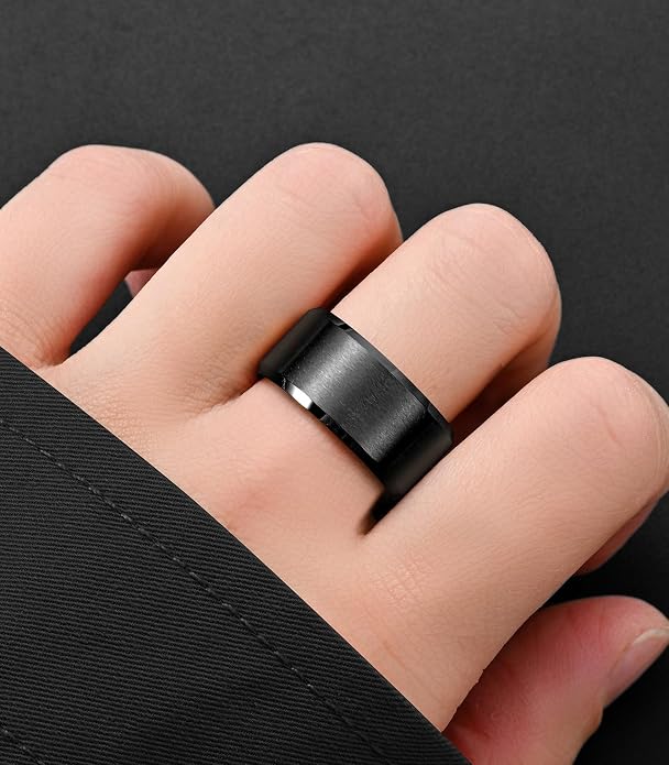 King Ring Tungsten 4/6/8/10mm Rings – Super Polished Matt Finish Tungsten Rings – Designed in USA