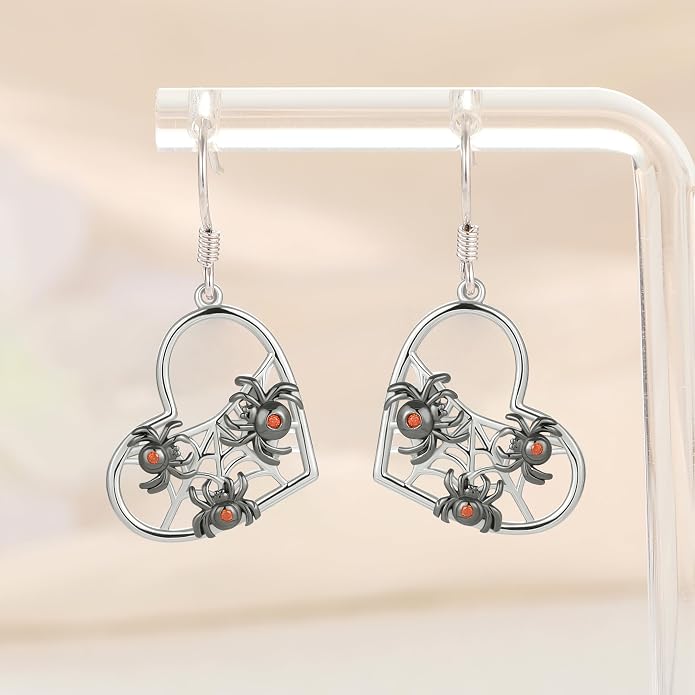 Sterling Silver Abalone Shell Filigree Dangle Drop Earrings Bohemia Jewelry Gift for Women Mother Mom