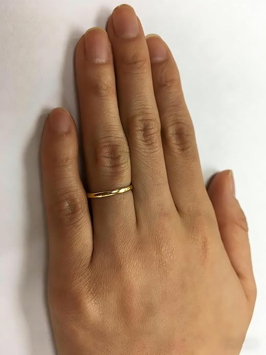 10k Light Comfort Fit Wedding Band