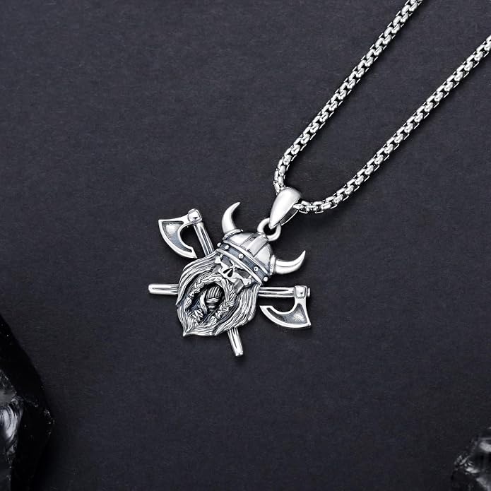 Skull/Skeleton Memento Mori Necklace 925 Sterling Silver Skull/Skeleton Pendant Hourglass Necklace Skull/Skeleton Jewelry for Men Women