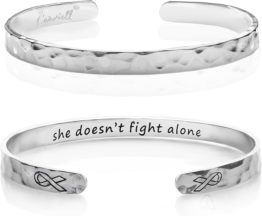 Carviell Bracelet - Gifts for Women – Inspirational, Friendship, Love, Mom, Daughter, Sister, Christian, Graduation, Memorial & Wedding Gifts – 100+ Phrases – Stainless Steel, Gift-Ready
