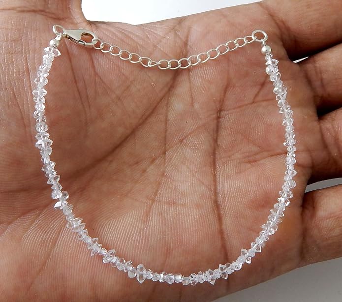 Natural Gemstone Bead Bracelet for Women – Healing Crystal Reiki Bracelet, Handmade Spiritual Protection Jewelry, Energy Stone Stretch Bracelet Gift for Women & Girls