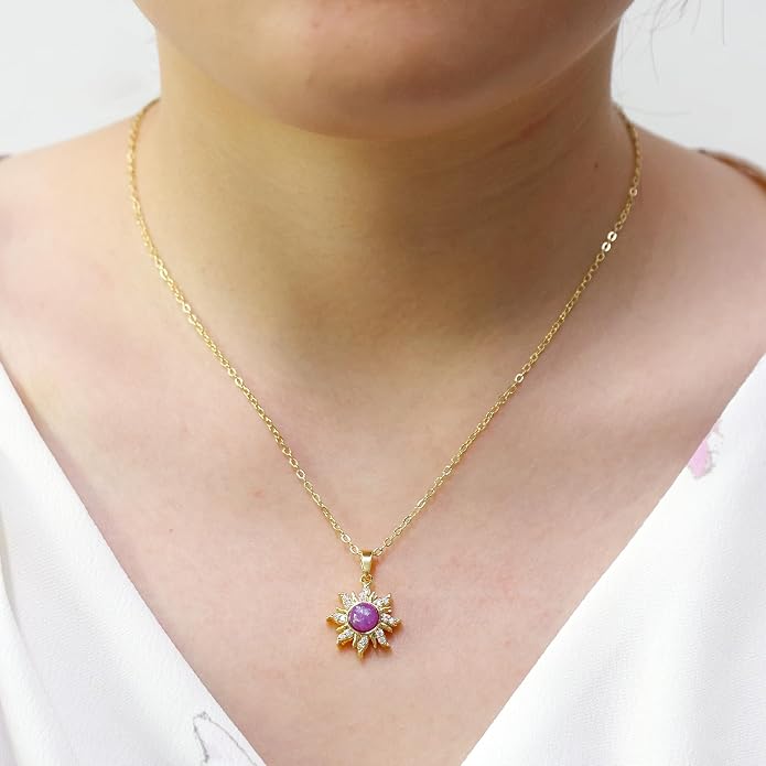 14K Gold Plated Paper Clip Chain Link Necklace Satellite Cross Key Starfish Turquoise Heart Necklace for Women