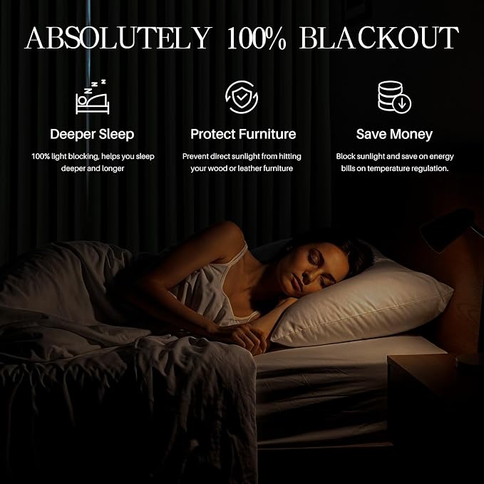 Pinch Pleated Curtains 100% Blackout Linen Curtains 102 Inches Long for Bedroom Living Room, Olive Green Memory Trained Thermal Insulated Room Darkening Window Drapes with Hooks 2 Panels 40"Wx102"L