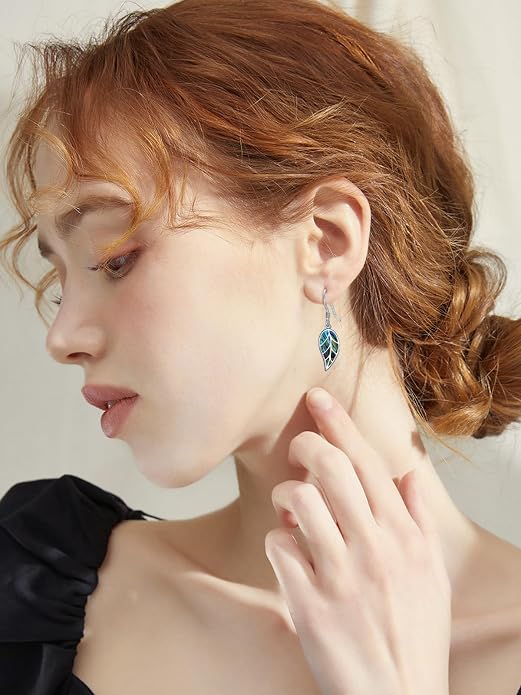 Animal/Leaf/Gothic Dangle Earrings 925 Sterling Silver Animal/Leaf/Gothic Dangle Drop Earrings Easter/Halloween/Christmas Jewelry Gifts for Women Her