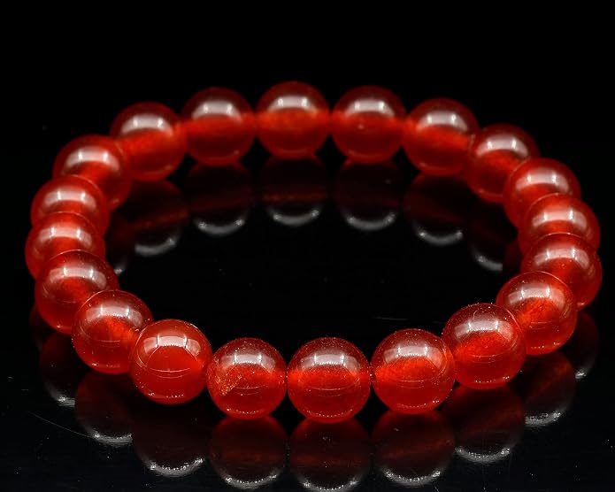 Natural Gemstone Beaded Stretch Bracelet for Men & Women | Handmade 8mm Stone Jewelry | Zodiac Chakra Elastic Bracelet | Meaningful Gift Collection