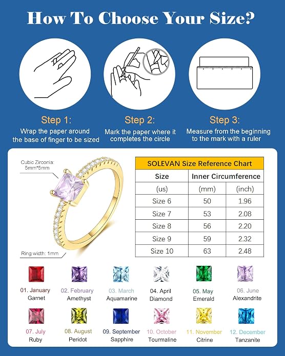 Birthstone Gold Rings for Women Non Tarnish 14K Gold Plated Stackable Cubic Zirconia Thumb Rings Dainty Cute Emerald Eternity Band Pinky Ring Engagement Wedding Promise Rings Jewelry Gifts