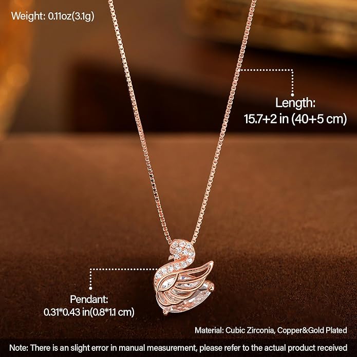 925 Sterling Silver Necklace for Women Trendy, Charming Layered Necklace with Cubic Zirconia Pendant for Her Womens Dainty Diamond Choker Necklaces Holiday Jewelry Gifts for Mom Wife Daughter Lover