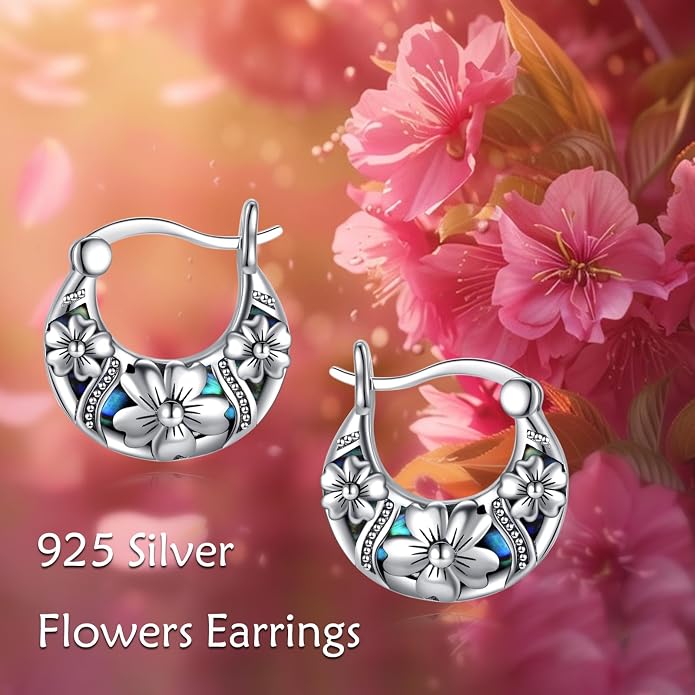 Vintage Filigree Hoop Huggie Earrings Boho Hollow Hoop Earrings Western Jewelry Gifts for Women