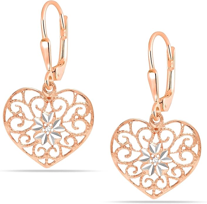 LeCalla 925 Sterling Silver Leverback Drop Earrings | Lightweight Italian Teardrop Dangle Earring for Women