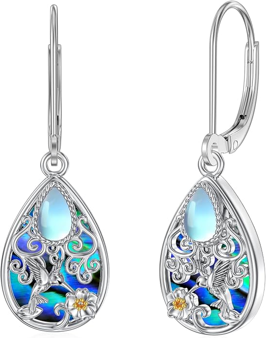 Seiyang Dangle Earrings 925 Sterling Silver Animal/American Flag/Turquoise Dangle Drop Earrings Jewelry Gifts for Women