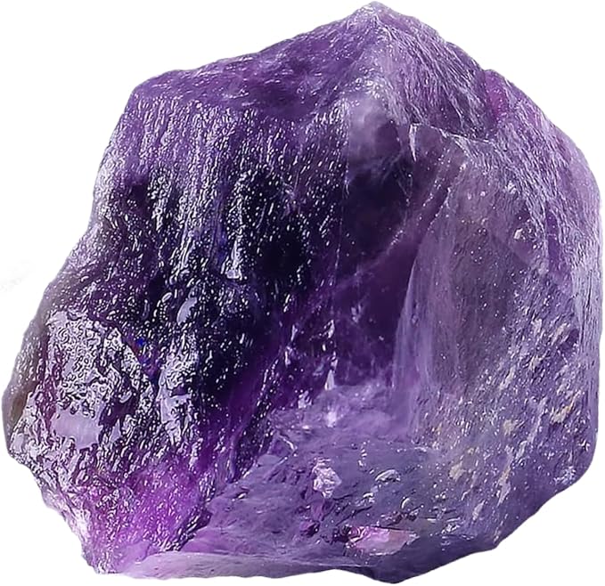 Large 1.25-2.0” Natural Amethyst Raw Crystals Stones for Meditation, Chakra, Reiki, Crystal Grid, Energy Work, Wire Wrapping, Tumbling & Spiritual Home Decor