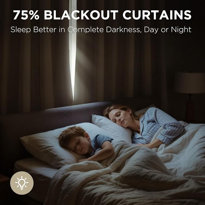 Joydeco Blackout Velvet Curtains Toffee Brown 84 Inch Rod Pocket | Luxury Thermal Insulated Velvet Curtains for Bedroom Living Room, Soundproof Blackout Window Drapes