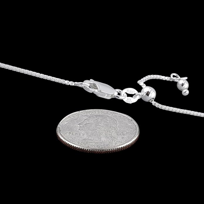 CHOOSE YOUR CLASP Sterling Silver 1mm Box Chain Necklace