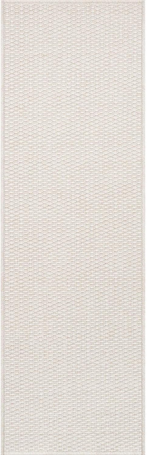 Luul Home Easy Jute Rugs 2x7 White Color Living Room Indoor Outdoor Runner Rug for Farmhouse Patio and Kitchen Rug High Traffic Washable Easy to Clean Solid Boho Woven Design Outside Carpet (2 x 7)