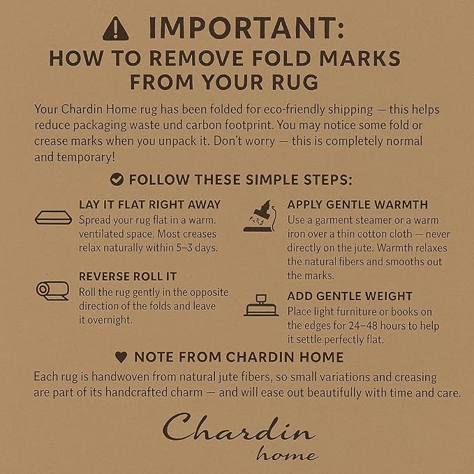 Chardin home 6x9 Jute Cotton Hand Woven Area Rug, Natural Jute Gray Charcoal Braided Boho Farmhouse Rug, Reversible Rustic Natural Fiber Carpet for Living Room Bedroom Dining Room