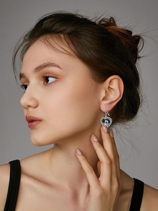 Animal/Leaf/Gothic Dangle Earrings 925 Sterling Silver Animal/Leaf/Gothic Dangle Drop Earrings Easter/Halloween/Christmas Jewelry Gifts for Women Her