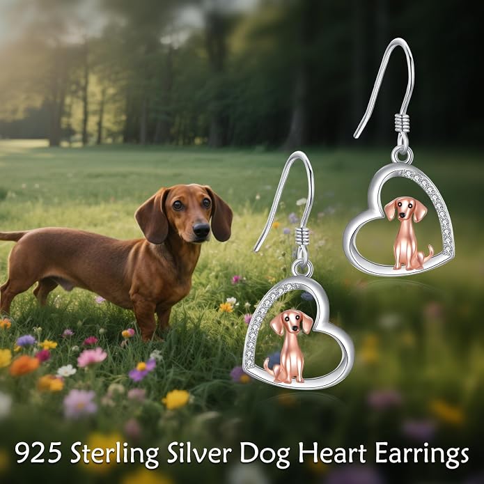 Butterfly/Paw Print/Highland Cow/Cat/Dog/Hummingbird/Dragonfly Earrings 925 Sterling Silver Animal Hypoallergenic Drop Dangle Earrings Animal Valentine's Day Jewelry for Women