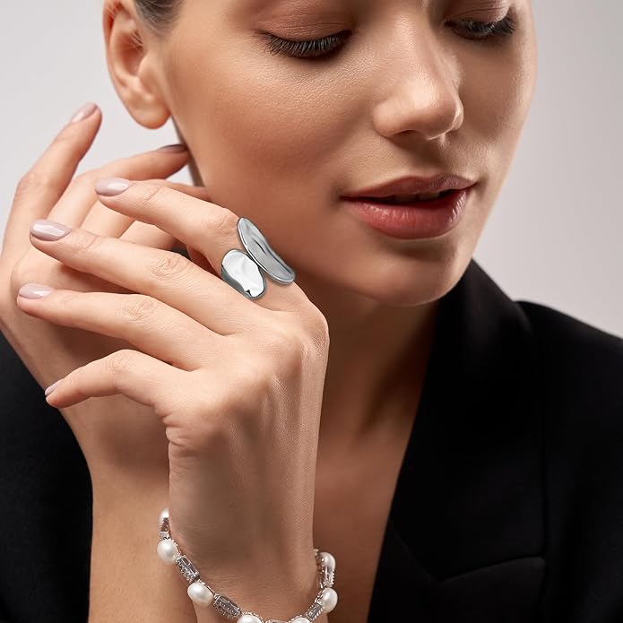 Women's Stackable Open Ring Thick Statement Ring Simple Stackable Ring Women's Jewelry Gifts