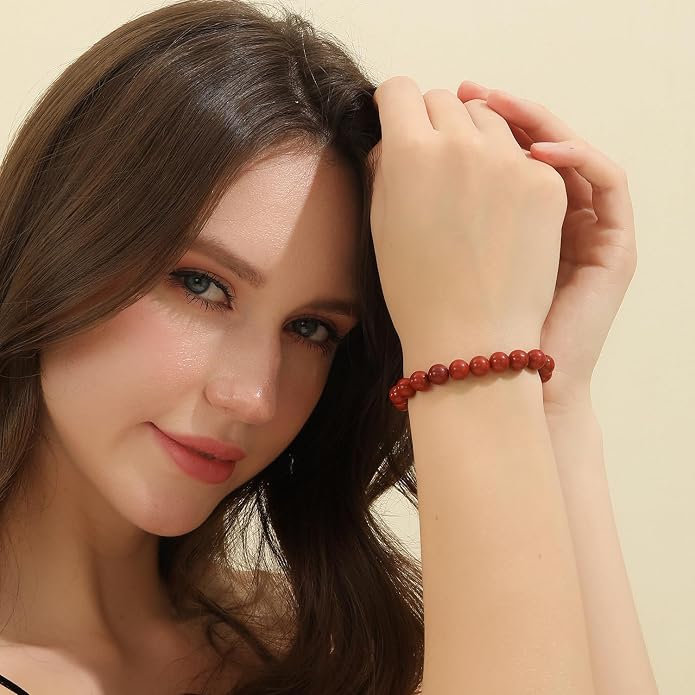 Crystal Vibe - Healing Crystal Bracelet for Women & Men | Natural Gemstone Bead Bracelet | Adjustable Handmade Energy Stone Bracelet | Bracelet for Meditation, Yoga & Daily Wear | Multiple Types