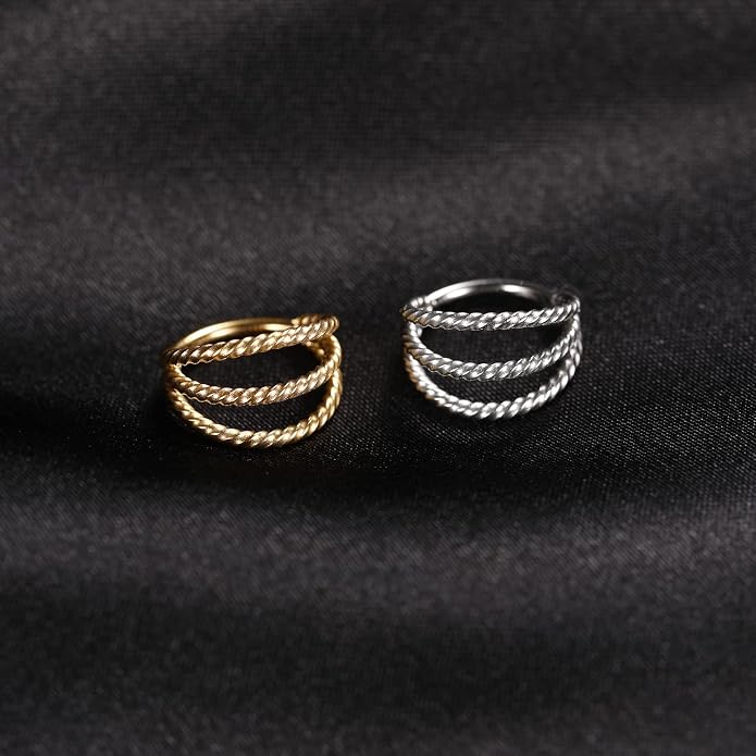 316L Surgical Steel Septum Clicker Ring Nose Ring Hoop Sleeper Hoop Earring Helix Rook Conch Cartilage Daith Tragus Earrings Lobe Nose Piercing Jewelry for Women