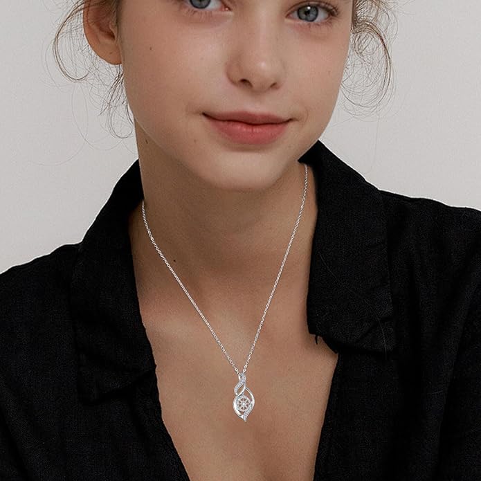 Compass Necklace for Women Graduation Gifts 925 Sterling Silver Celtic Knot Compass Pendant Graduation Jewelry Inspirational Travel Gifts for Women