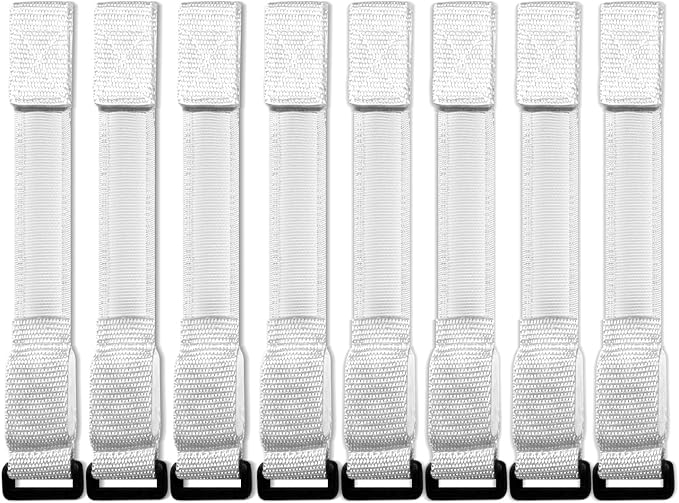 M.best 8pcs LED Light Up Bracelets Glow Flashing Wristbands Glow in The Dark Party Supplies for Wedding, Raves, Concert, Camping,Sporting Events, Party White