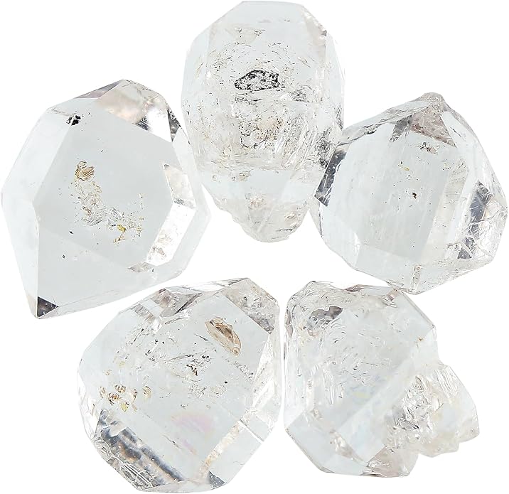 5pcs, Wholesale Raw Natural Gemstones and Crystals, Assorted Rough Stones, Bulk Loose Rock Supplies, DIY Crafts-Jewelry Making, Wire Wrapping, Gem Collection