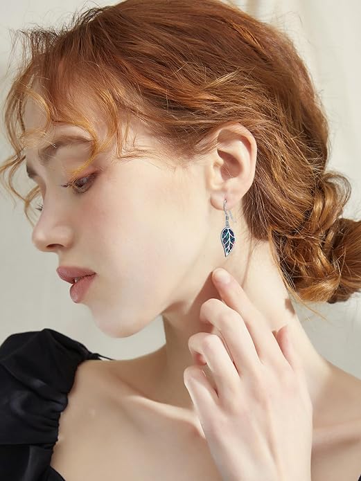 Animal/Leaf/Gothic Dangle Earrings 925 Sterling Silver Animal/Leaf/Gothic Dangle Drop Earrings Easter/Halloween/Christmas Jewelry Gifts for Women Her