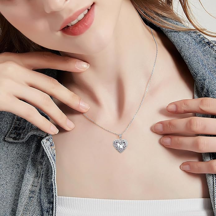 Dorunmo Personalized Locket Necklace 925 Sterling Silver that Holds Pictures Butterfly Birthstone Photo Heart Locket Custom Jewelry Congratulations New Beginnings New Job Gifts for Women