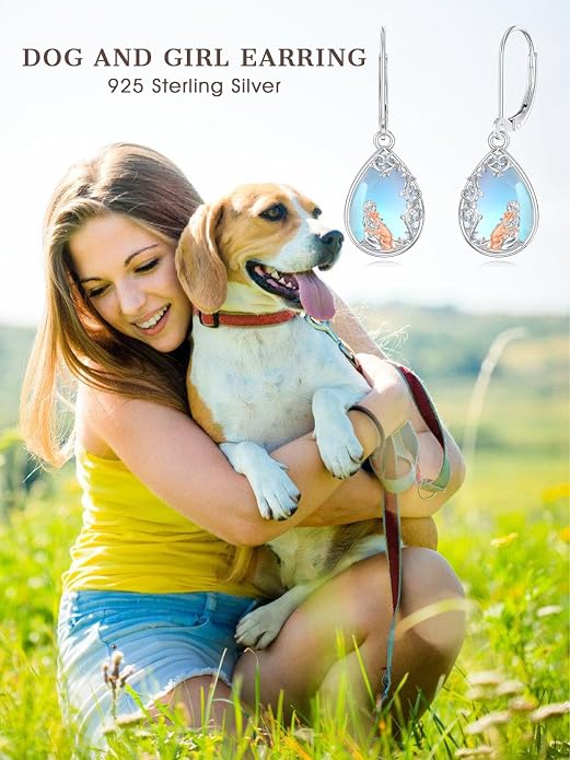 Seiyang Dangle Earrings 925 Sterling Silver Animal/American Flag/Turquoise Dangle Drop Earrings Jewelry Gifts for Women