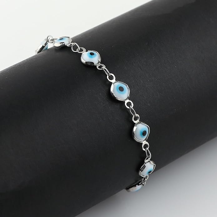 Natural Gemstone Beaded Dangle Anklets, Handmade Bohemian Jewelry, Micro-Faceted Stones Wicca & Reiki Healing Crystals, Silver Ankle Bracelet, Christmas Gift for Women, 9+1.50inch