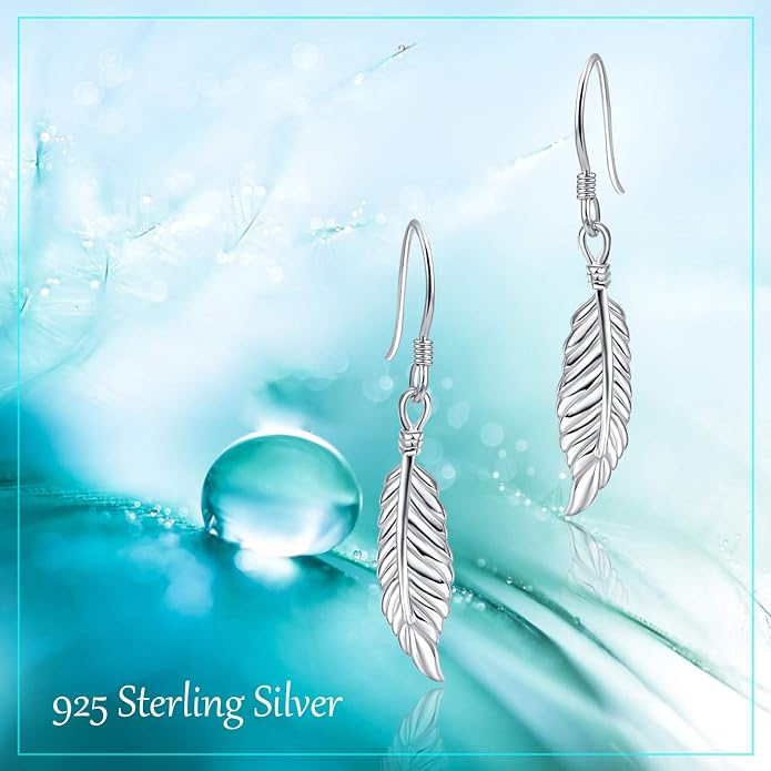 Cute Animal Leverback Earring 925 Sterling Silver Summer Bohemia Beach Theme Earrings for Women