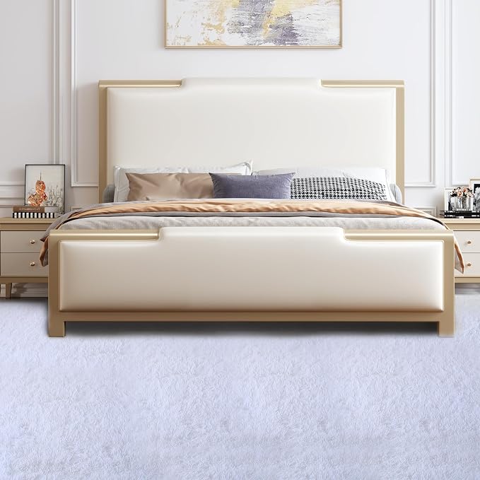 White Area Rug 10x14 for Living Room - Large Soft Shag Non-Slip Carpet | Cloud-Soft Comfort: Microfiber Memory Foam Layers Cradle Every Step - Cozy Warmth Your Whole Family Will Sink Into Daily