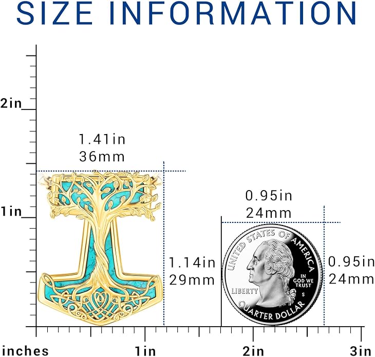 Eusense Viking Jewelry for Men Women Sterling Silver 925 Mjolnir Thors Hammer Pendant Celtic Cross Necklace Wolf Odin Raven Freya Goddess Norse Pagan Compass Vegvisir Yggdrasil Nordic Viking Necklaces Gifts