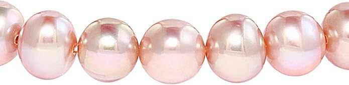 Blue Ocean Pearls Round Freshwater Cultured Pearl Bride & Bridesmaid 8" Stretch Strand Bracelet - Choice of Pearl Size and Color