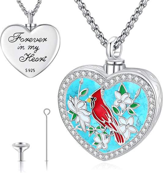 Turquoise Jewelry for Women Men 925 Sterling Silver Pendant Urn Necklaces for Ashes Picture Locket Necklace Thor Hammer Yggdrasil Virgen De Guadalupe St Michael Christopher Judas Witches Knot Necklace