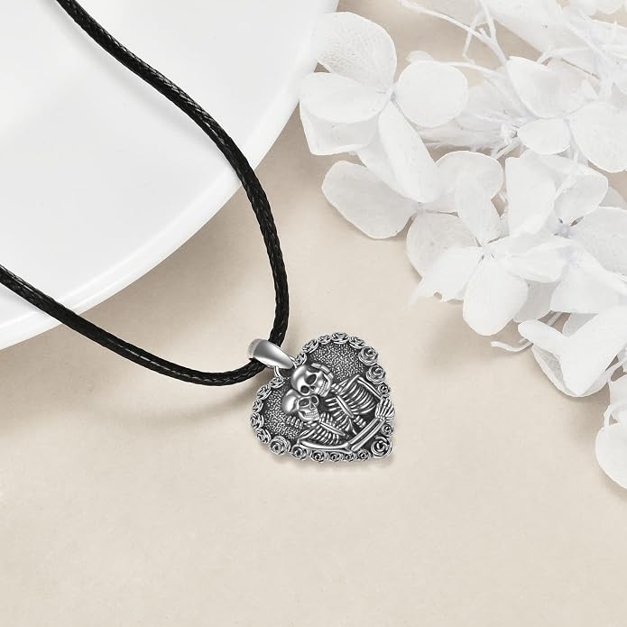 VONALA S925 Sterling Silver Celtic Owl/Moon Wolf/Horse/Dragon/Viking/Anchor Necklace Celtic Knot Pendant Necklace Irish Vintage Necklace Gifts for Women Teens Men Unisex