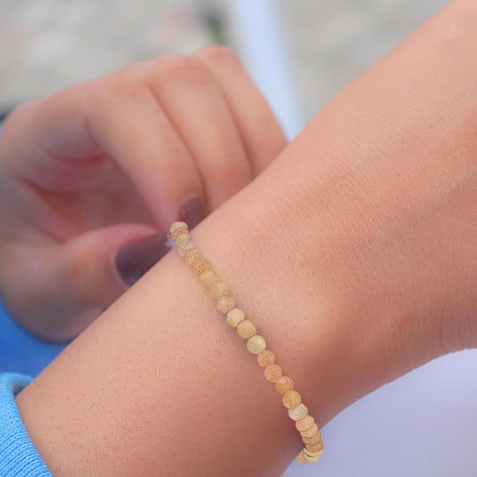 Faceted Bracelet for Women, Certified 925 Sterling Silver with 18K Gold Vermeil Healing Crystal Bracelets for Women - Crystals and Healing Stone Bracelet Women Jewelry for Gift
